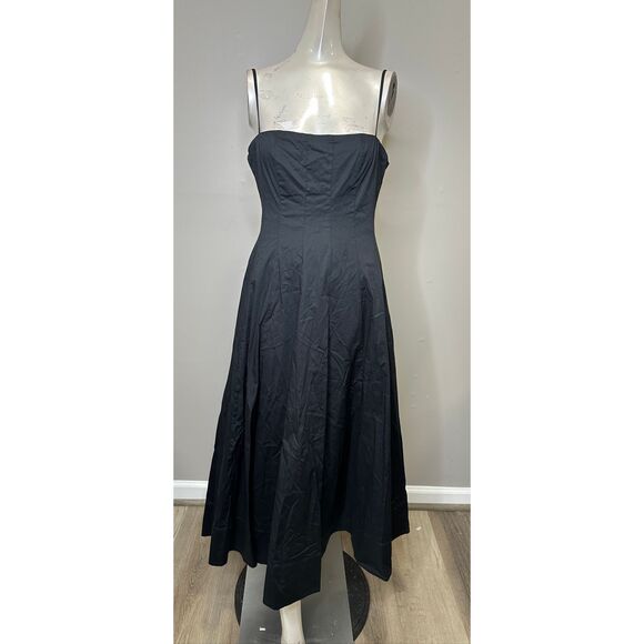 STAUD Wylie Poplin Maxi Dress Size US 8 $395 - Picture 5 of 11